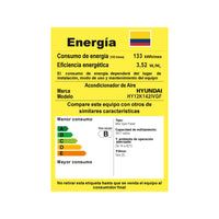 Aire Acondicionado HYUNDAI Inverter 12.000 BTU 110V Wifi