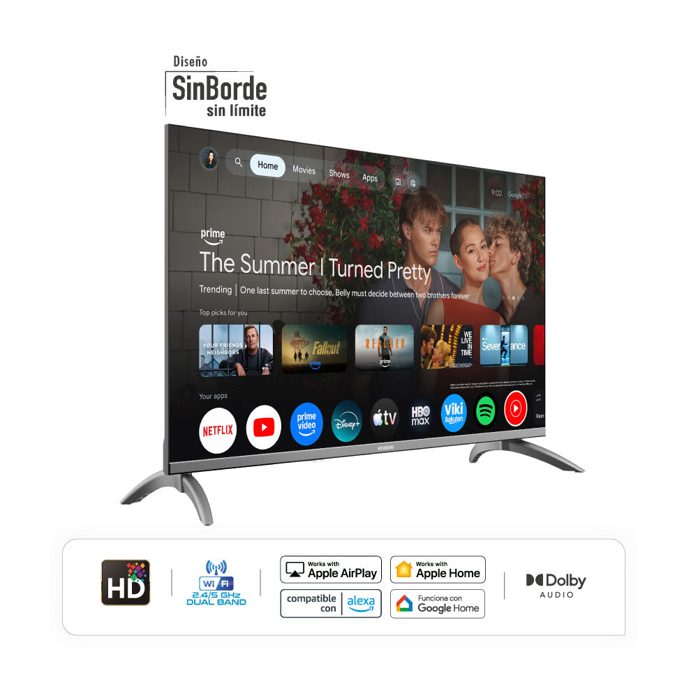 Televisor HYUNDAI 32" Smart Roku TV HD HYLED3257RIM