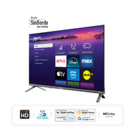 Televisor HYUNDAI 32" Smart Roku TV QLED+ Minibar de 71L