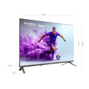 Televisor HYUNDAI 32" Smart Roku TV QLED+ Minibar de 71L