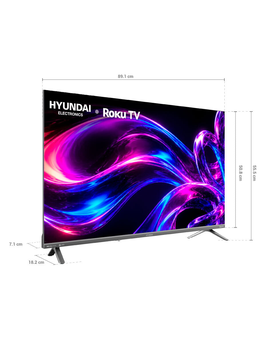 Televisor HYUNDAI 40" Smart Roku TV QLED