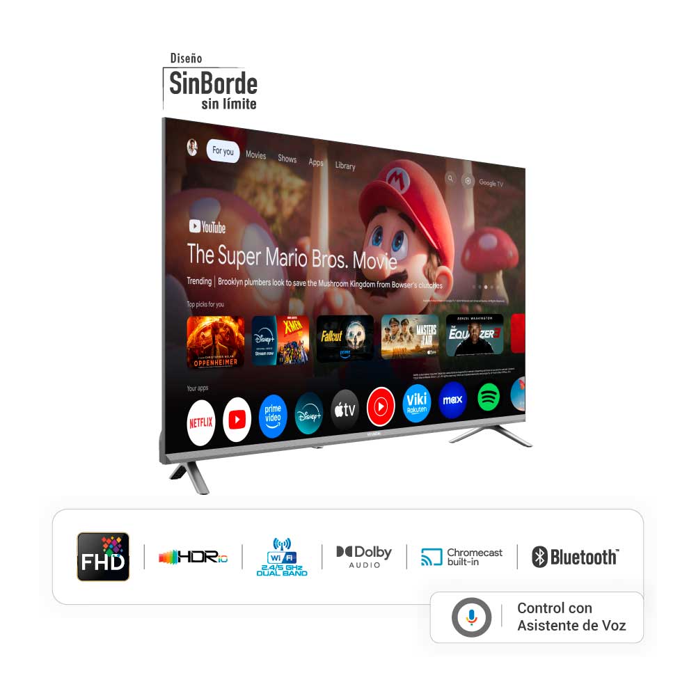 Televisor HYUNDAI 43" Smart Google TV FHD