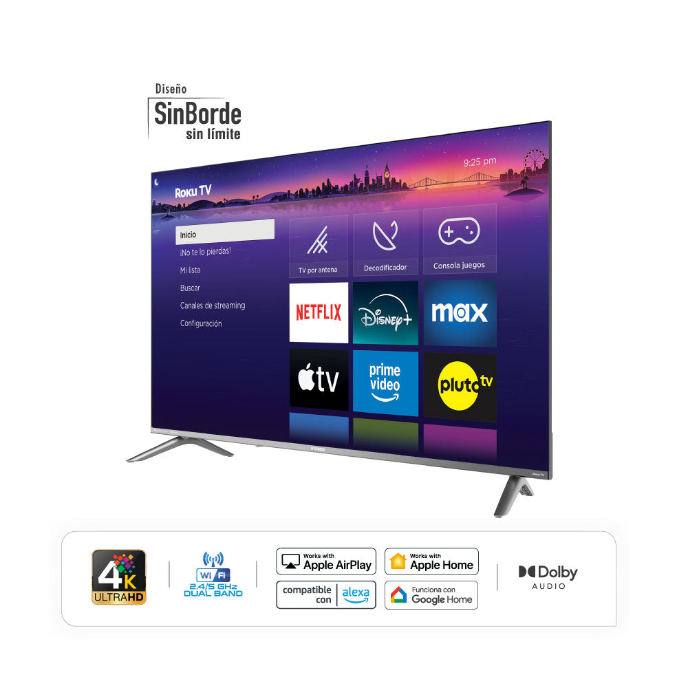 Televisor HYUNDAI 50'' Smart Roku TV 4K