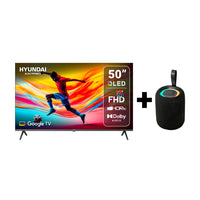 Televisor HYUNDAI 50" Smart Google TV QLED + Parlante