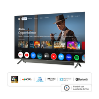 Televisor HYUNDAI 50" Smart Google TV QLED Barra de Sonido