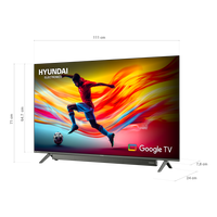 Televisor HYUNDAI 50" Smart Google TV QLED Barra de Sonido
