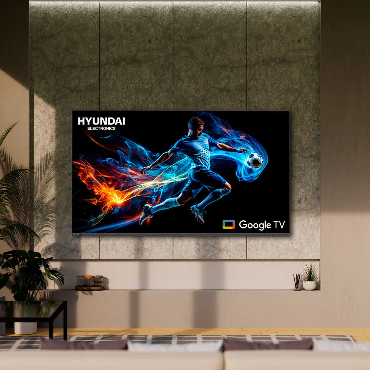 Televisor HYUNDAI 55" Smart Google TV Mini QLED