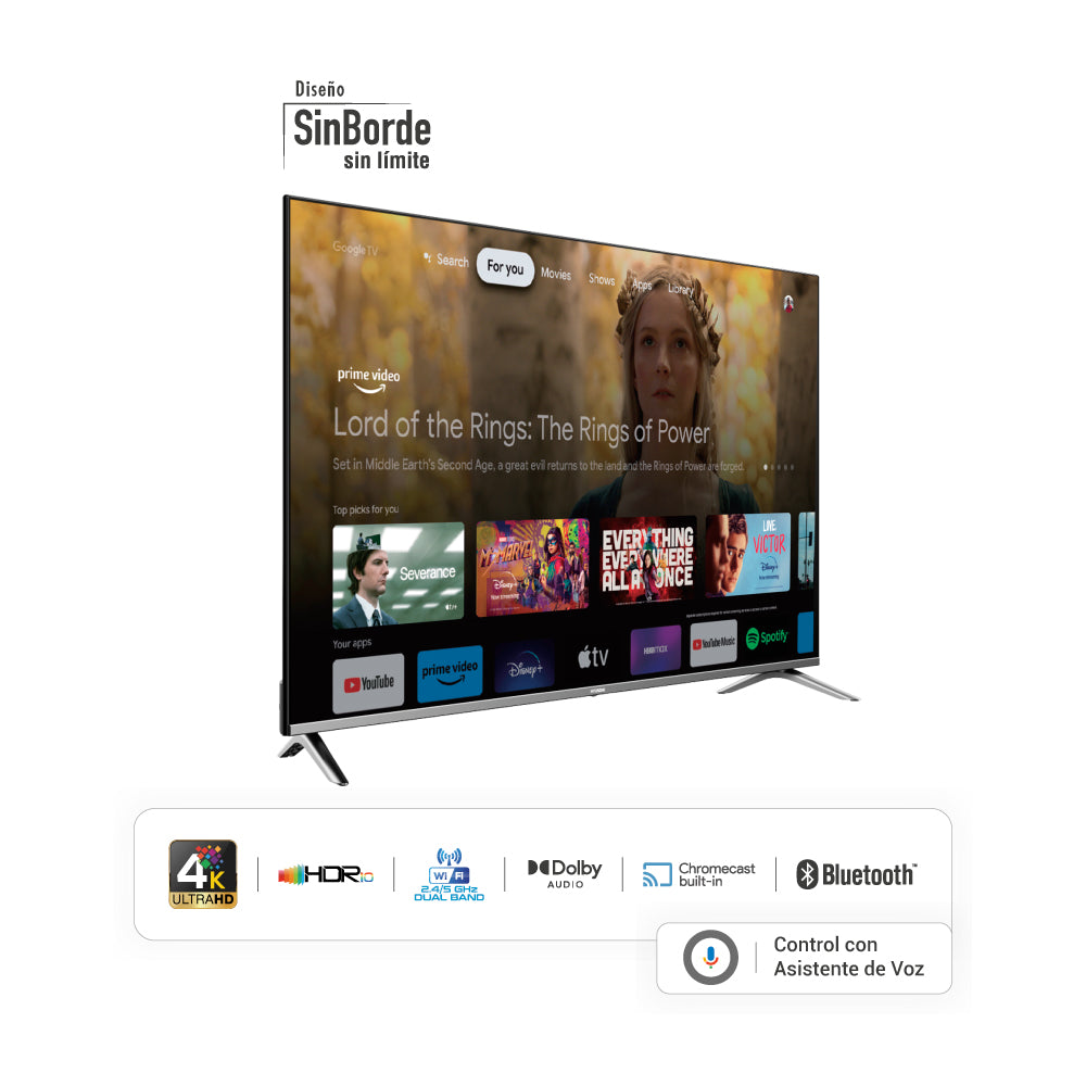 Televisor HYUNDAI 65" Smart Google TV 4K