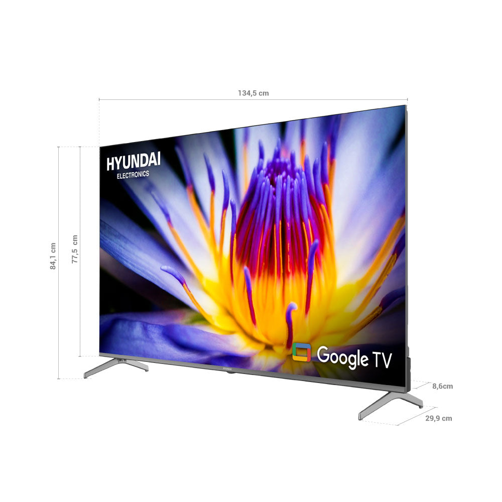 Televisor HYUNDAI 60" Smart Google TV 4K HYLED6004G