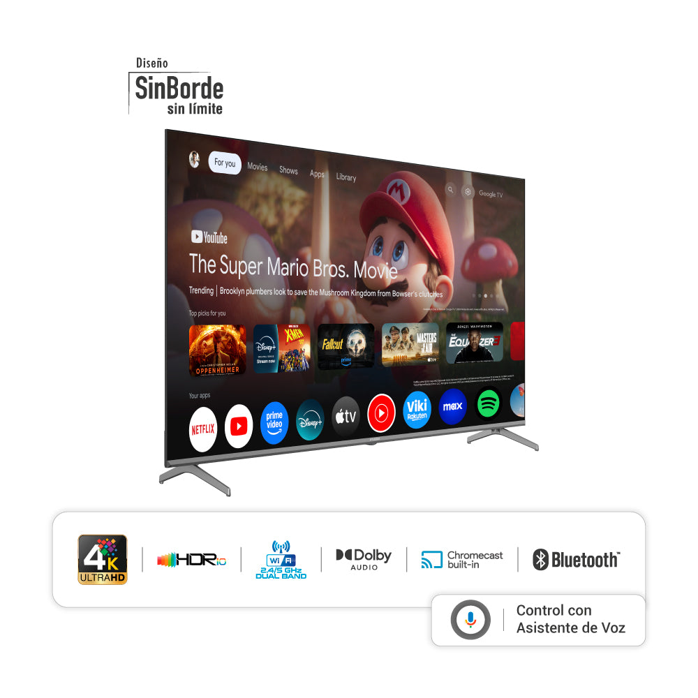 Televisor HYUNDAI 65" Smart Google TV 4K