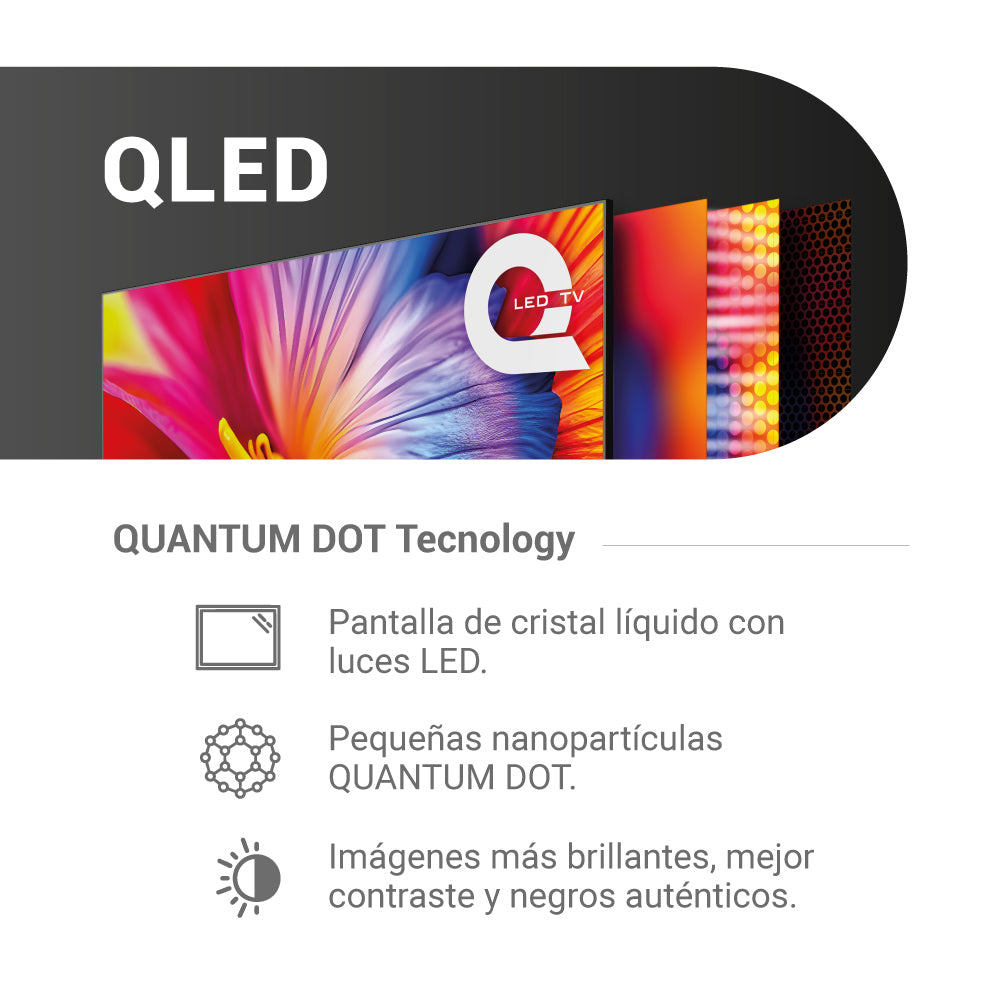Televisor HYUNDAI 65" Smart Google TV QLED