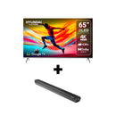 Televisor HYUNDAI 65" Smart Google TV QLED + Barra de sonido