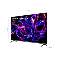 Televisor HYUNDAI 65'' Smart Roku TV 4K QLED