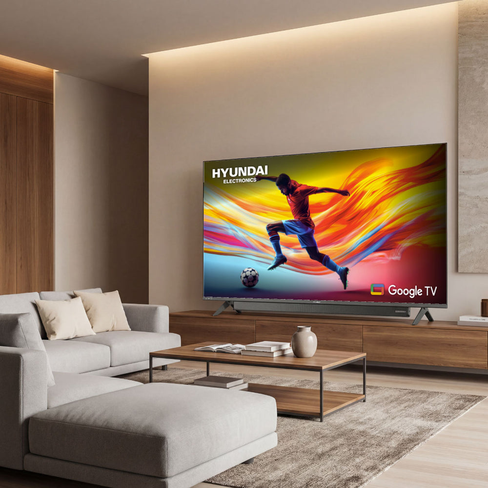 Televisor HYUNDAI 65" Smart Google TV QLED Barra de Sonido