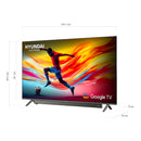 Televisor HYUNDAI 65" Smart Google TV QLED Barra de Sonido