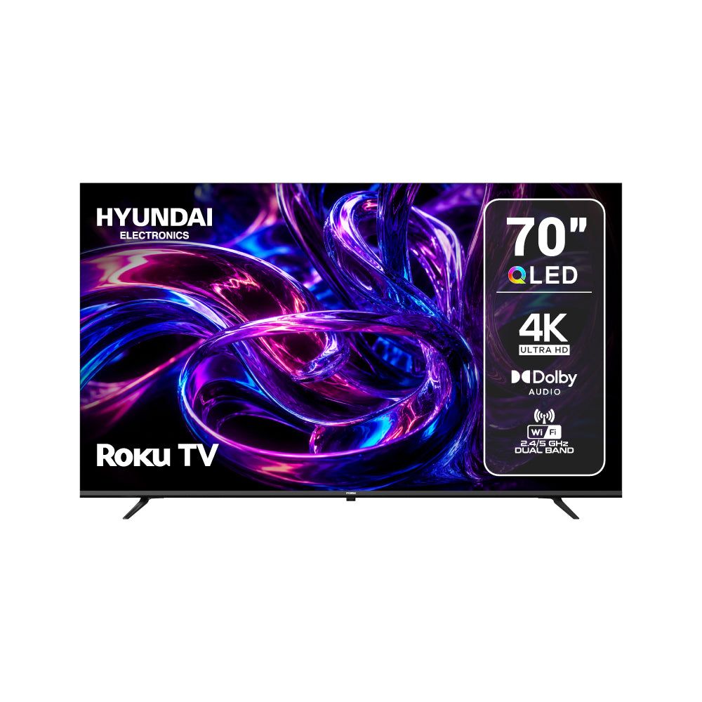 Televisor HYUNDAI 70'' Smart Roku TV 4K QLED
