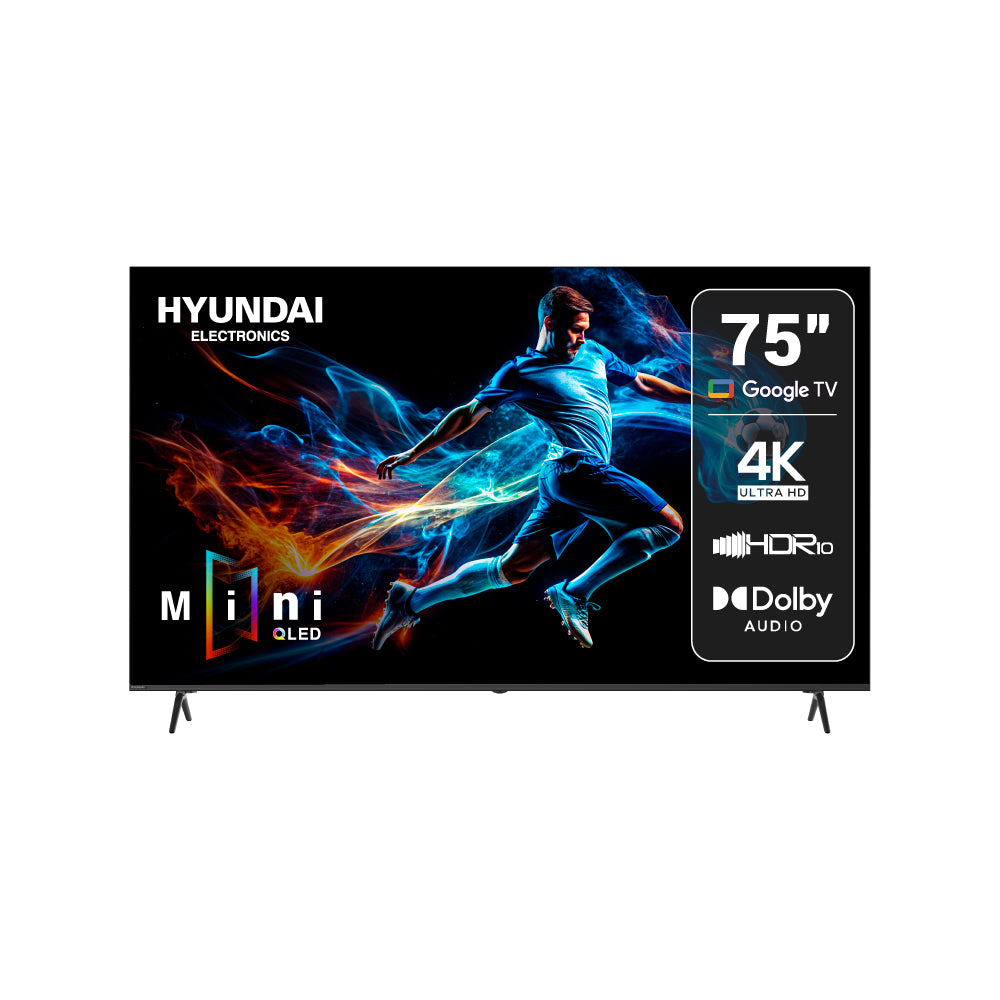 Televisor HYUNDAI 75" Smart Google TV Mini QLED