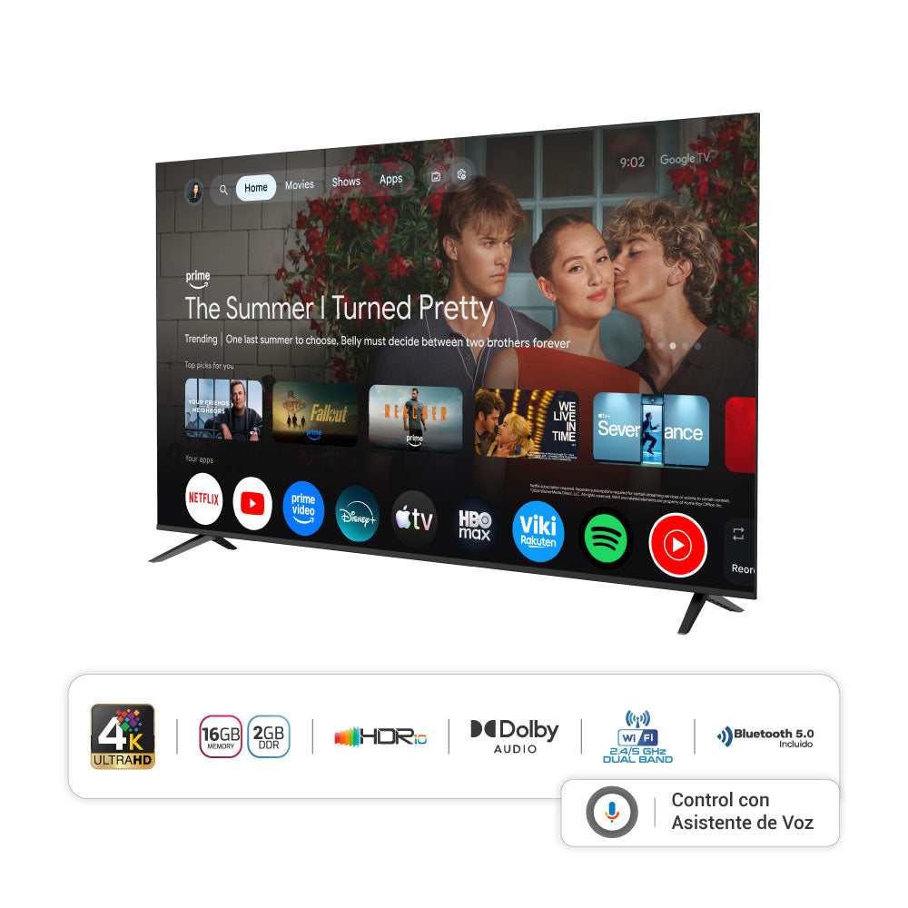 Televisor HYUNDAI 85" Smart Google TV QLED HYLED8503QG