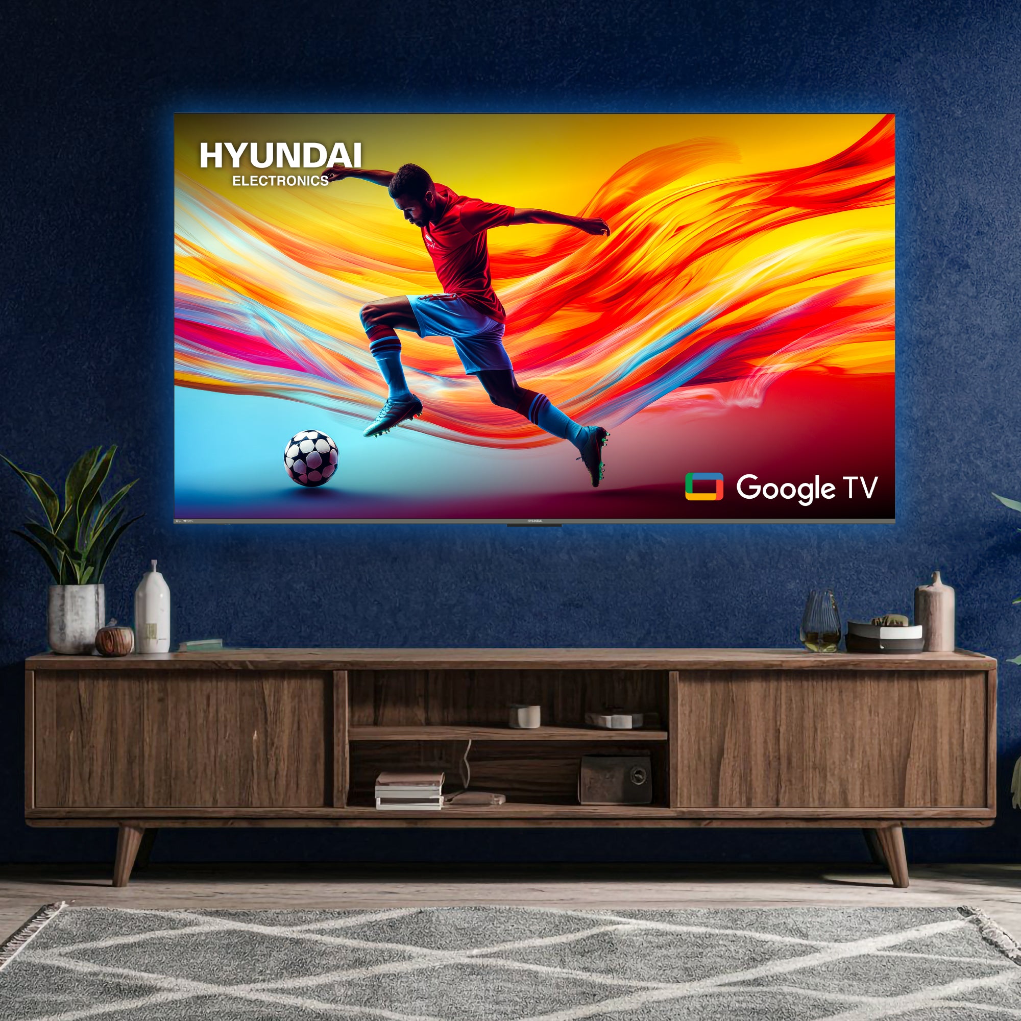 Televisor HYUNDAI 85" Smart Google TV QLED
