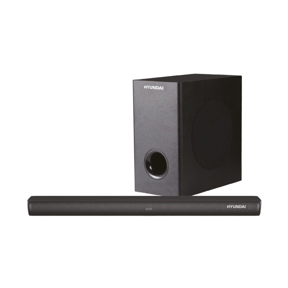 Barra de sonido HYUNDAI con subwoofer 160 Watts / RMS