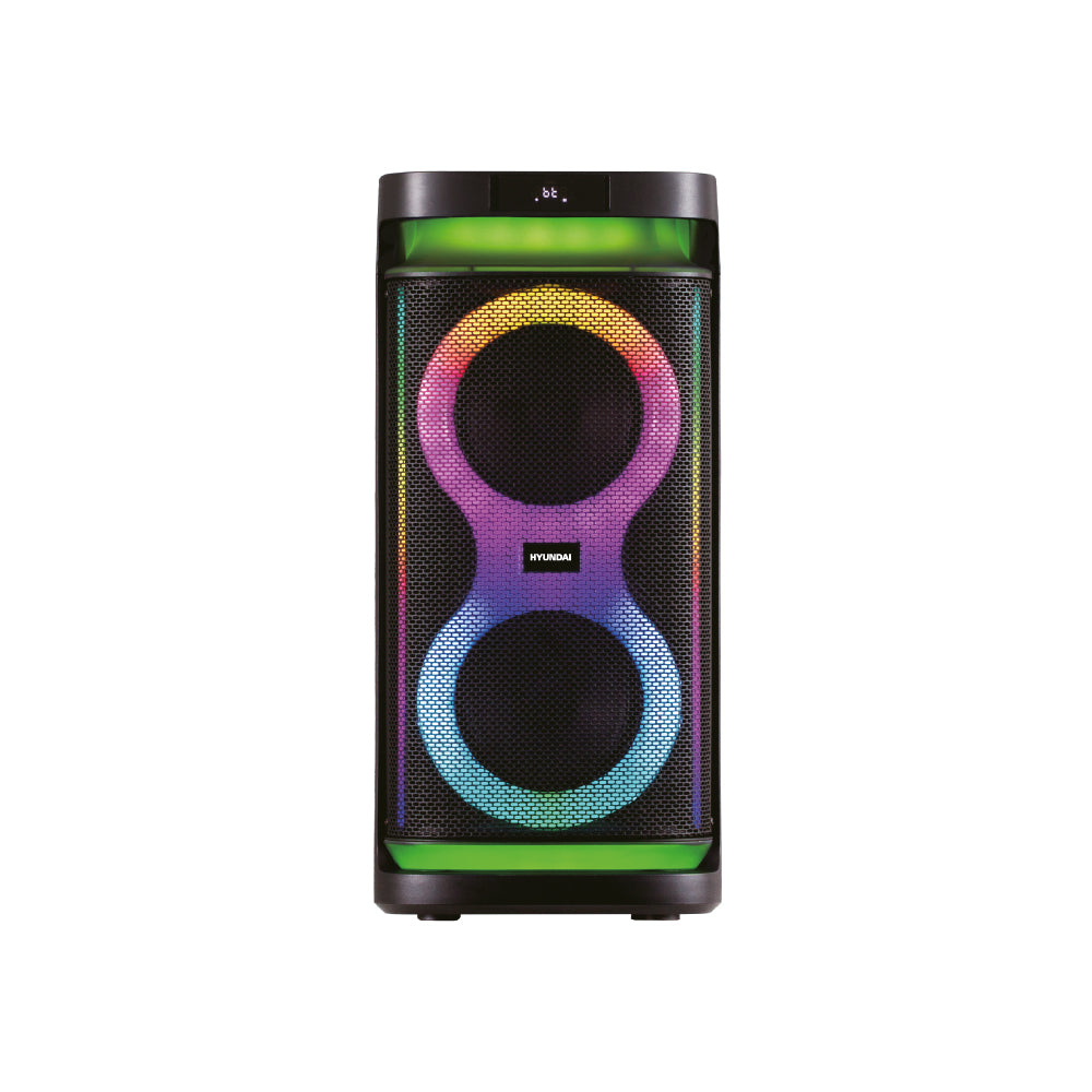 Parlante HYUNDAI luces party 150 Watts/Rms