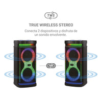 Parlante HYUNDAI luces party 150 Watts/Rms