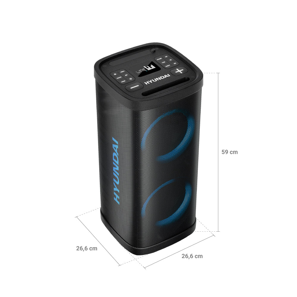 Parlante Hyundai HYSPBT729 / 150 Watts RMS