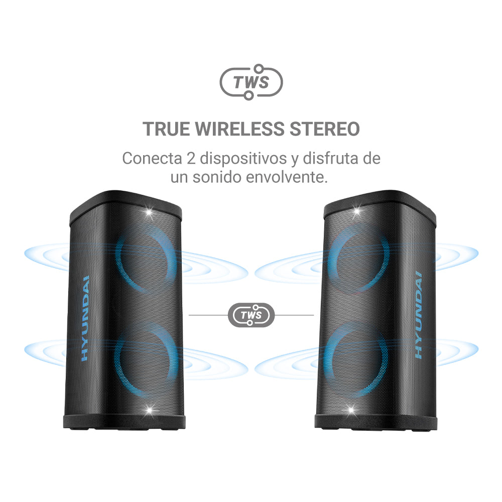 Parlante Hyundai HYSPBT729 / 150 Watts RMS