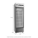 Nevera Vitrina HYUNDAI No Frost 330 LITROS